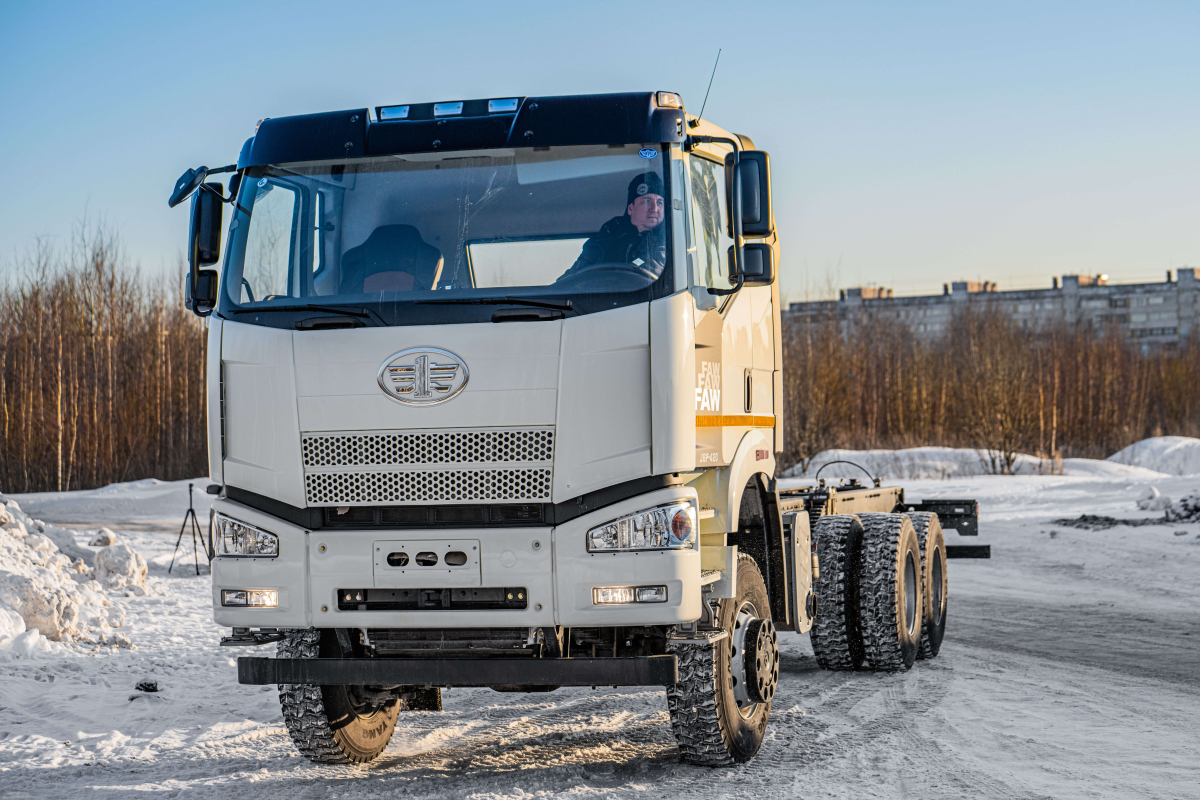 Шасси FAW 6х6 EURO 5 J6P