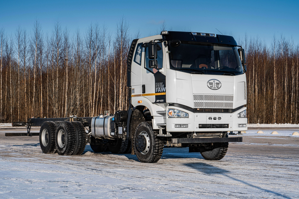 Шасси FAW 6х6 EURO 5 J6P
